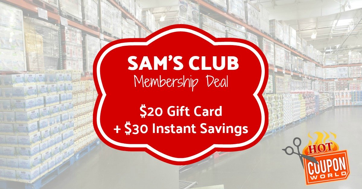 Sam’s Club Membership Deal ($50 Savings!)