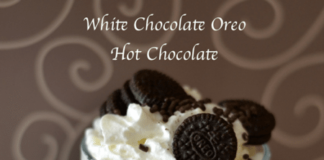 White Chocolate Oreo Hot Chocolate Recipe