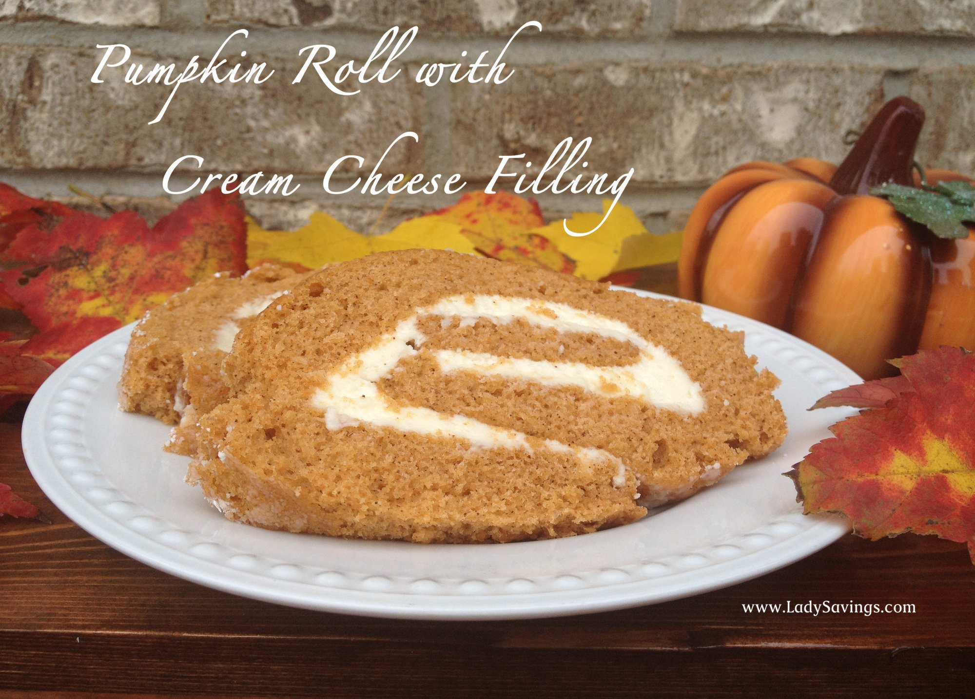 Pumpkin Roll with Cream Cheese Filling Recipe