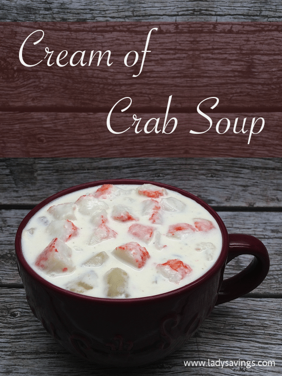 Cream of Crab Soup Recipe (Imitation Crab Meat)
