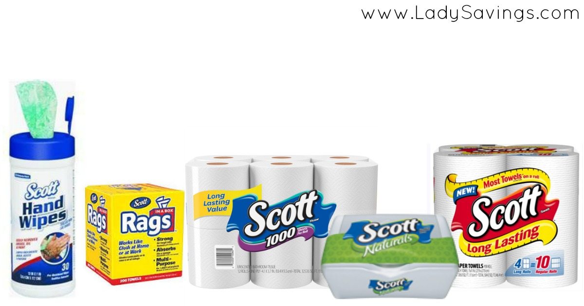 Scott insert and printable Coupons