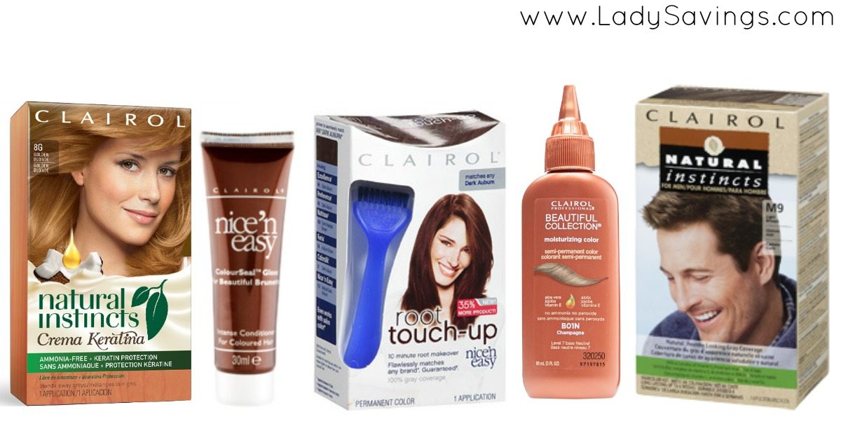 Clairol insert and printable Coupons