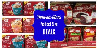 Duncan Hines Coupons Perfect Size Mixes