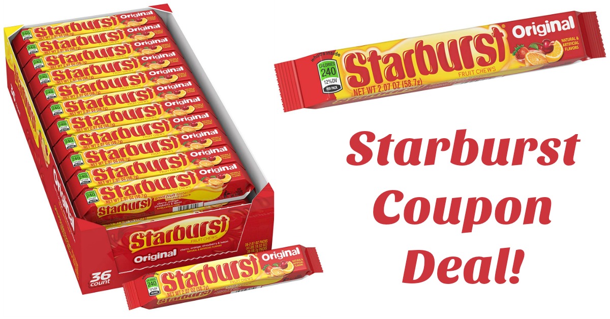 Starburst Coupons & Original Candy Deal!