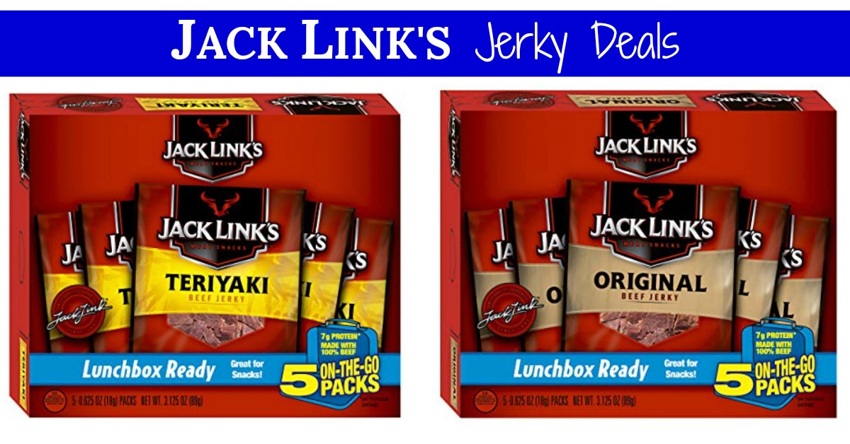 Jack Link’s Coupons & Jerky On-the-Go Lunch Packs Deal! (Keto Friendly Snacks)