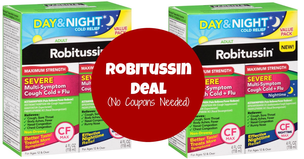 robitussin deal - no robitussin coupons needed