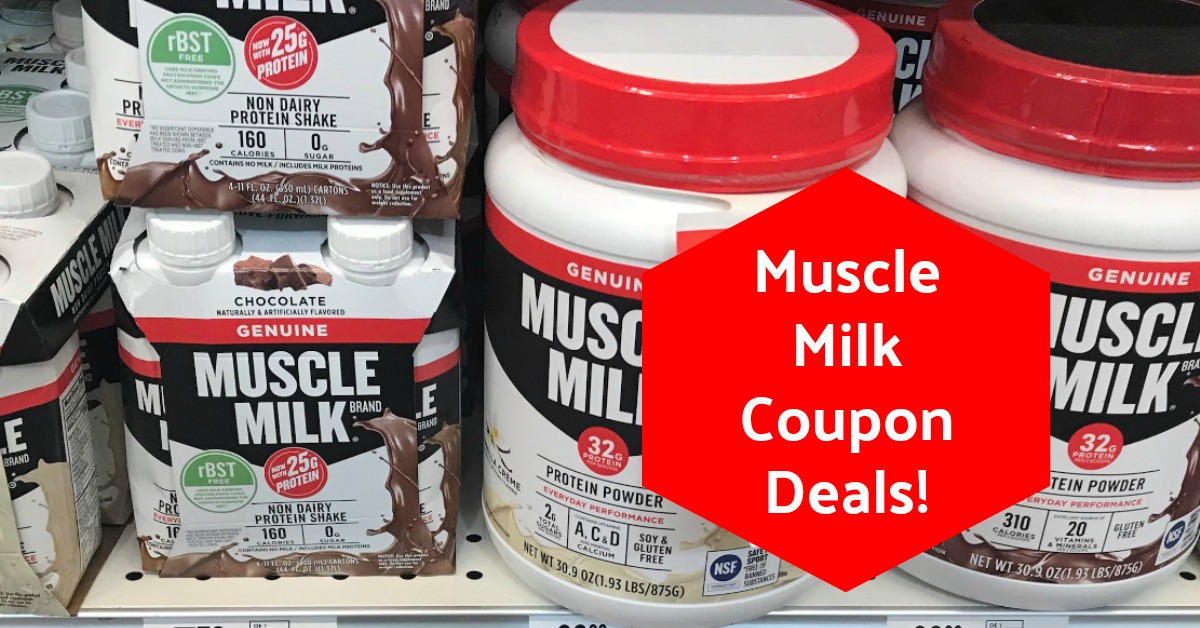 Muscle Milk Coupons & Deals on Amazon!