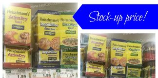 fleischmanns yeast coupon deals