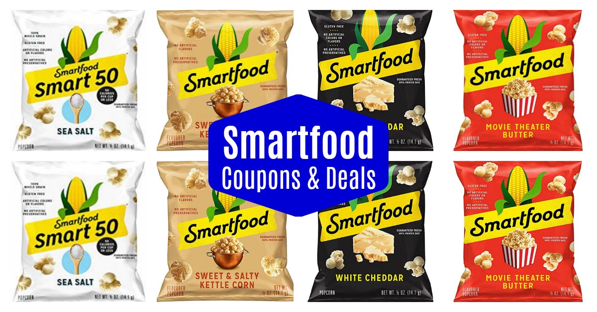 Smartfood Coupons & Deals on Popcorn Snack Bags (3 Deals!)