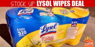 lysol coupon deal on amazon
