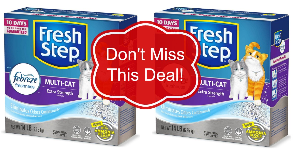 Fresh Step Coupons & 4 Deals on Amazon!