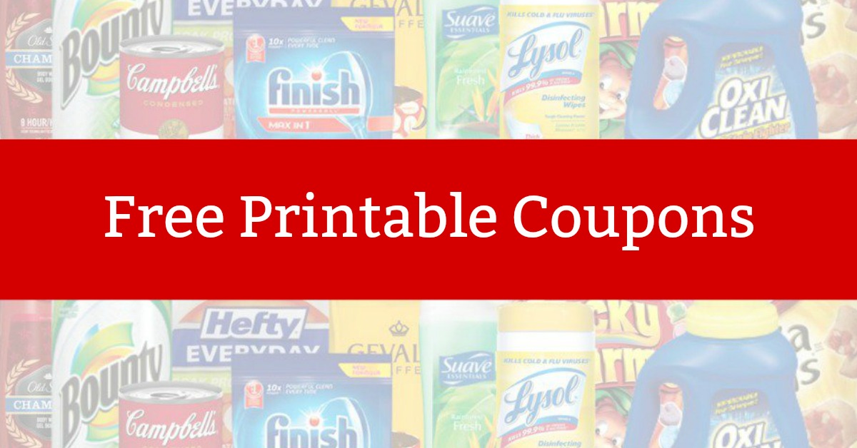 Free Printable Manufacturer Coupons November 2020