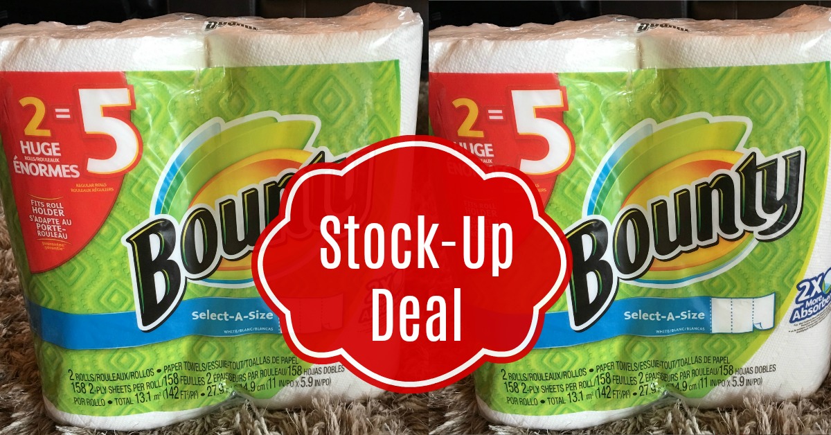 Bounty Coupons and Paper Towels Deals
