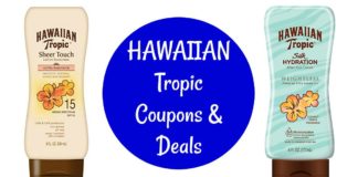 hawaiian tropic coupons and deal son amazon