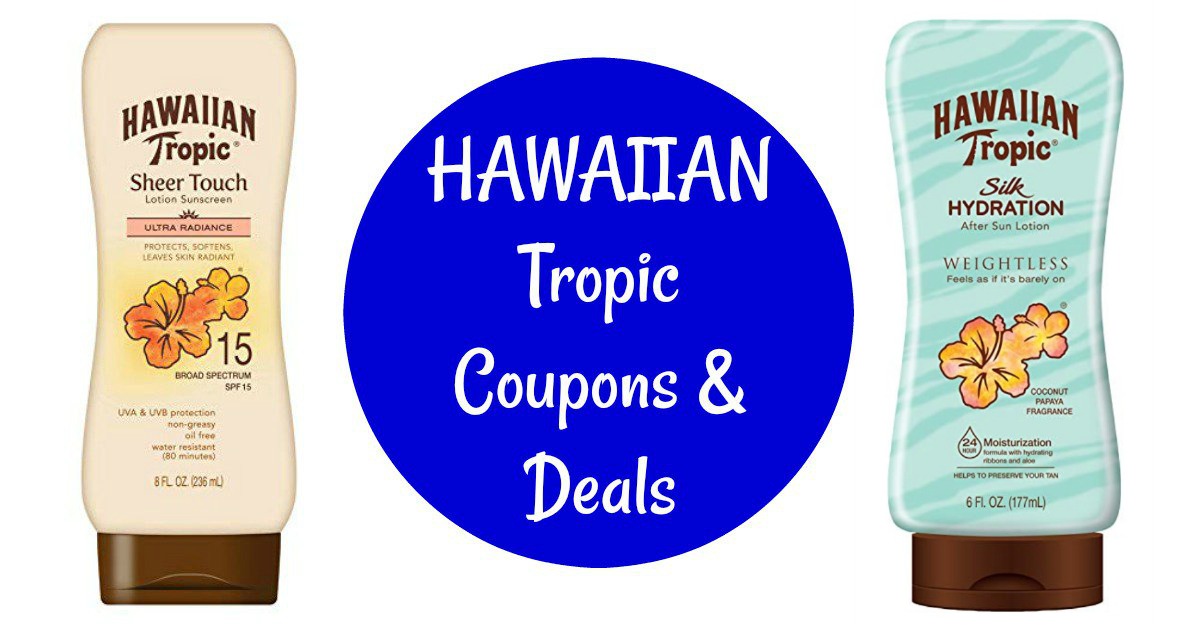 hawaiian tropic coupons and deal son amazon