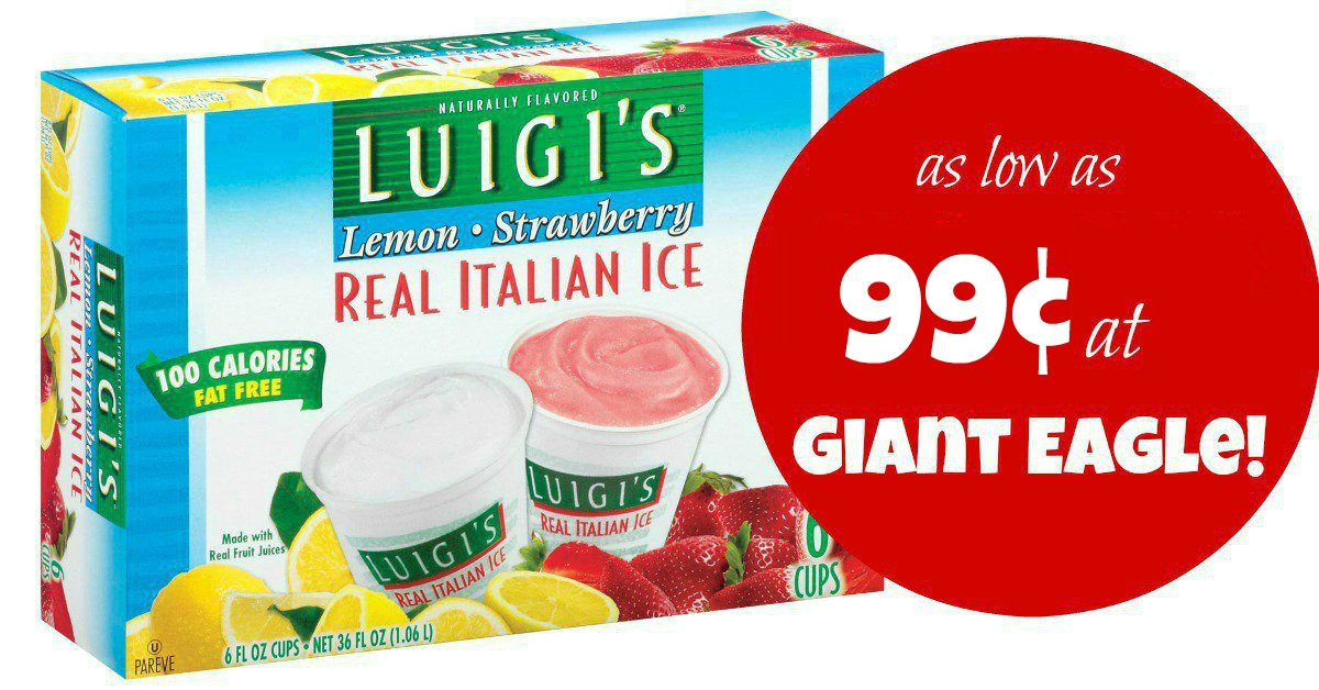 luigis real italian ice coupon deals