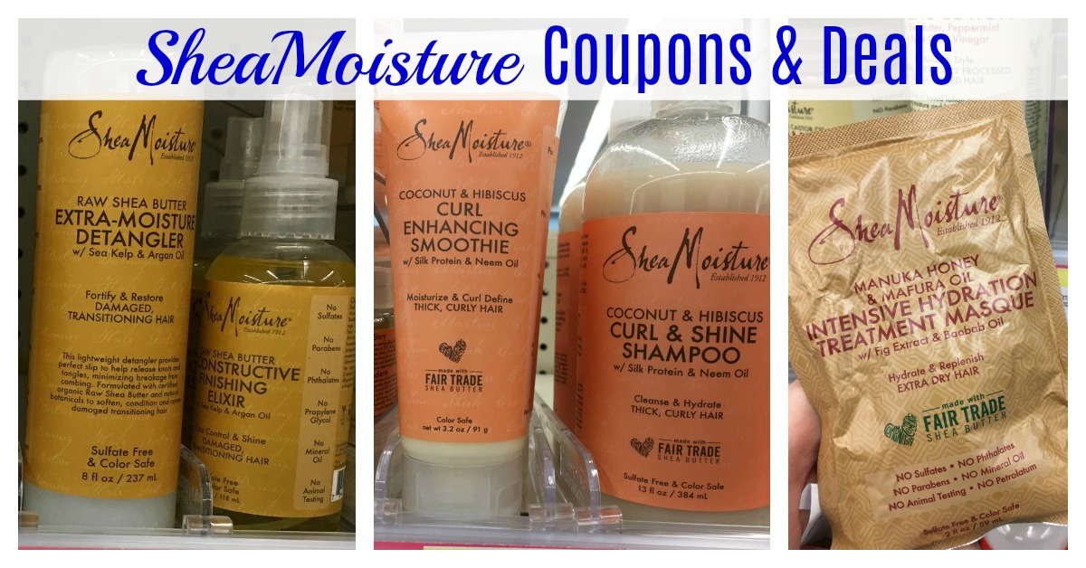 SheaMoisture Coupons (+ Easy Deals on Amazon!)