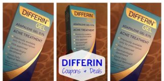 Differin Gel coupons deals on Amazon