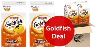pepperidge farm goldfish baked crackers deal