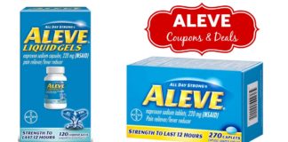 aleve coupons on Amazon deal