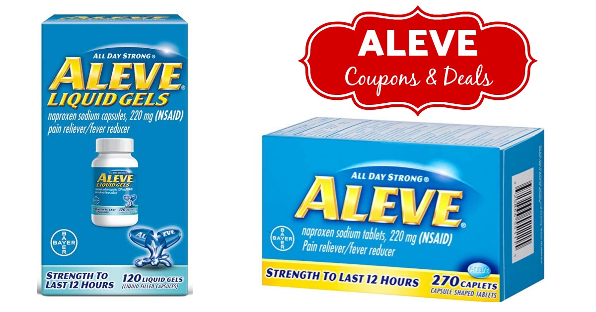 Aleve Coupons & Aleve Stock Up Deal (on Amazon!)
