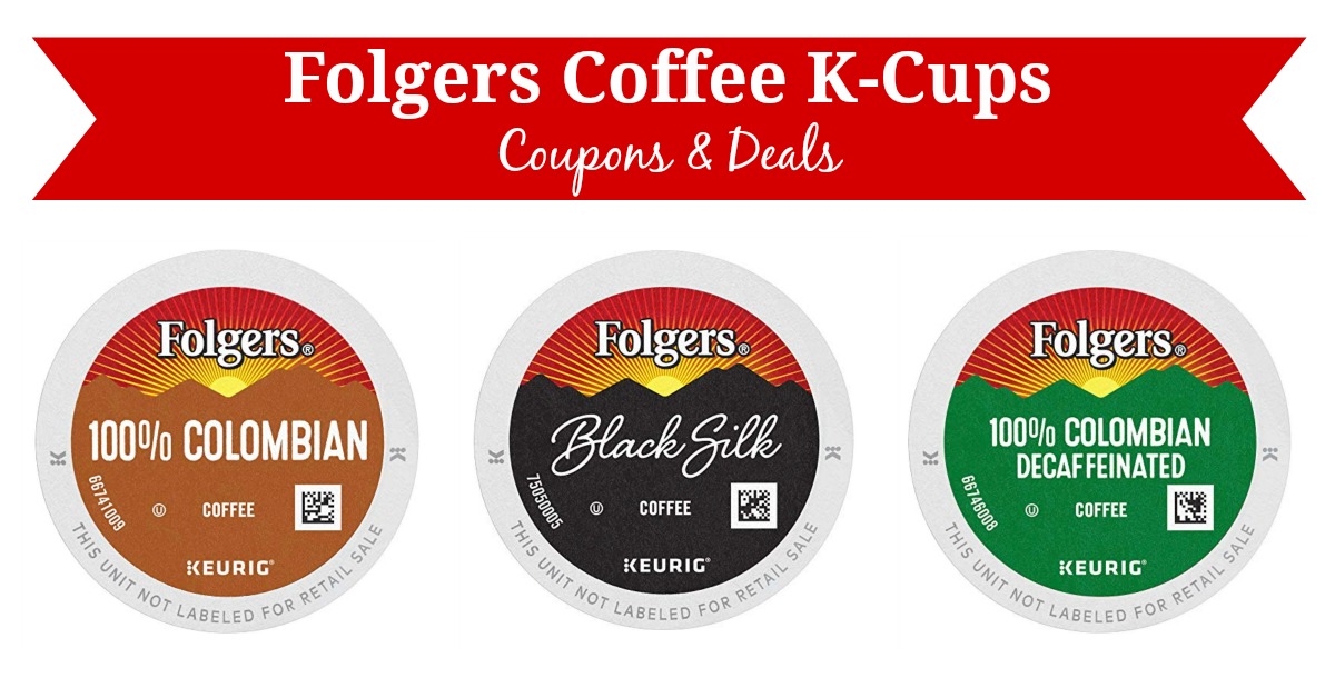 Amazon Folgers coffee coupons K-Cups