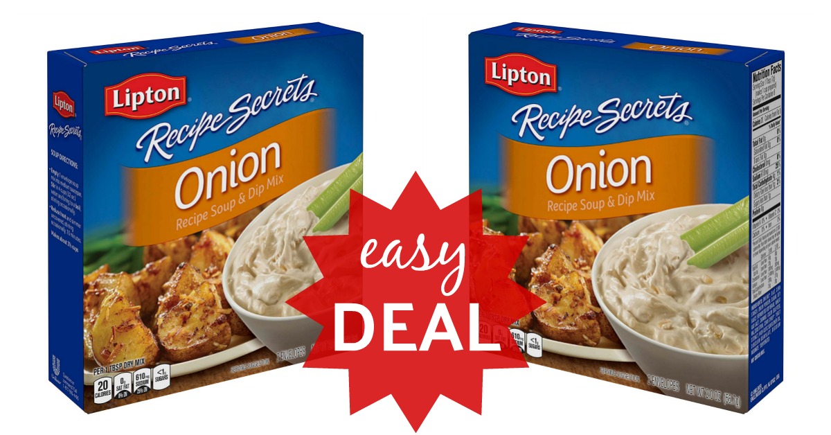 Lipton Coupons + Lipton Recipe Secrets Onion Soup Mix Deal (at Amazon)!
