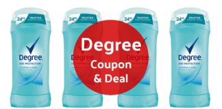 degree deodorant coupons
