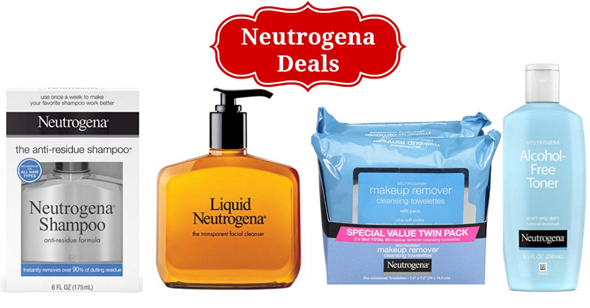 Neutrogena coupons on Amazon