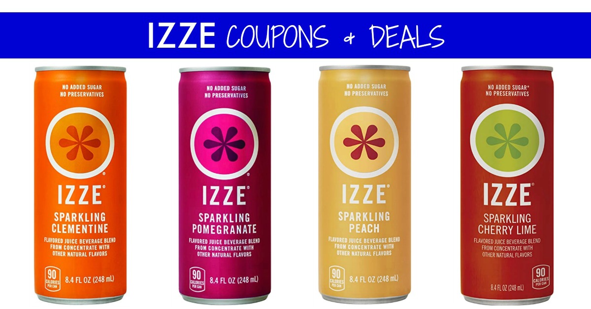 IZZE Coupons and IZZE Drink Deals!