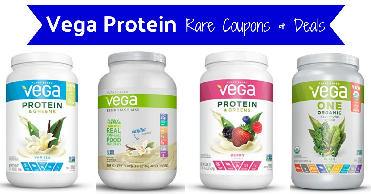 Vega Protein Coupons (Protein Powder & Bar Deals on Amazon!)