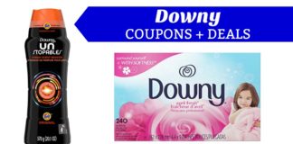 downy coupons Amazon deals