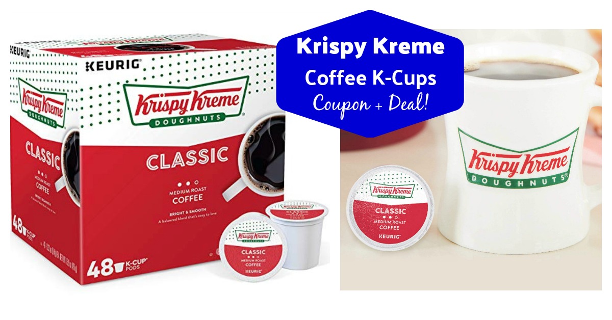 Krispy Kreme Coffee K-Cups Coupons Deal! (Classic Coffee K-Cups)!