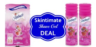 Skintimate coupon shave gel