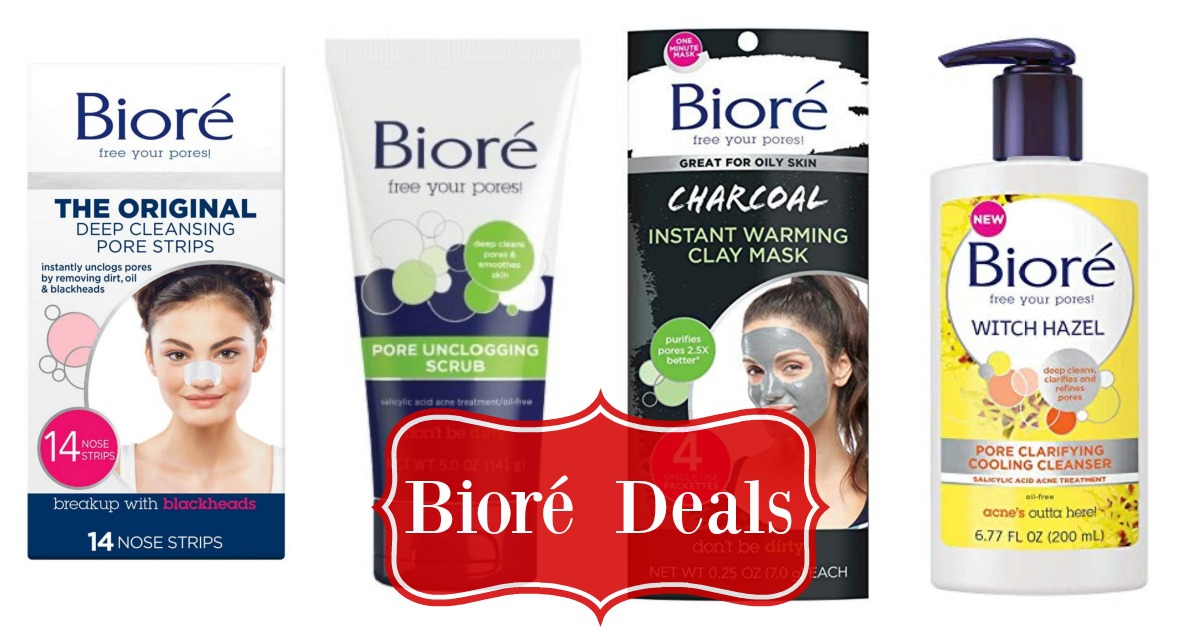 Biore Coupons & Deals on Pore Strips, Cleansers, Face Scrubs