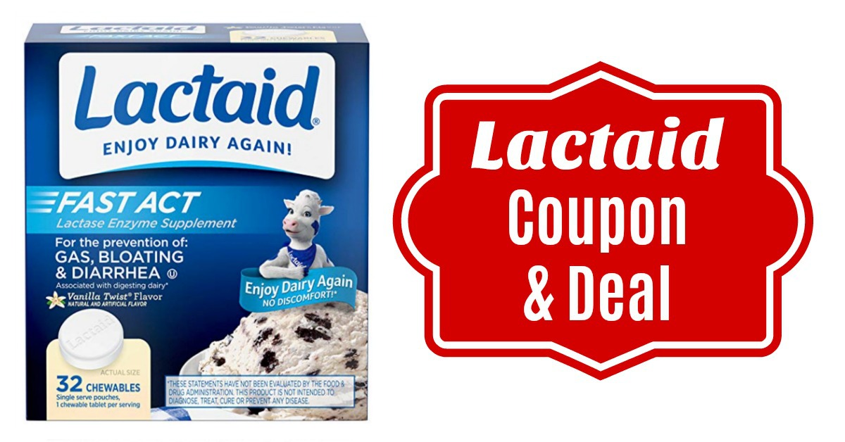 Lactaid Coupons & New Deal on Amazon!