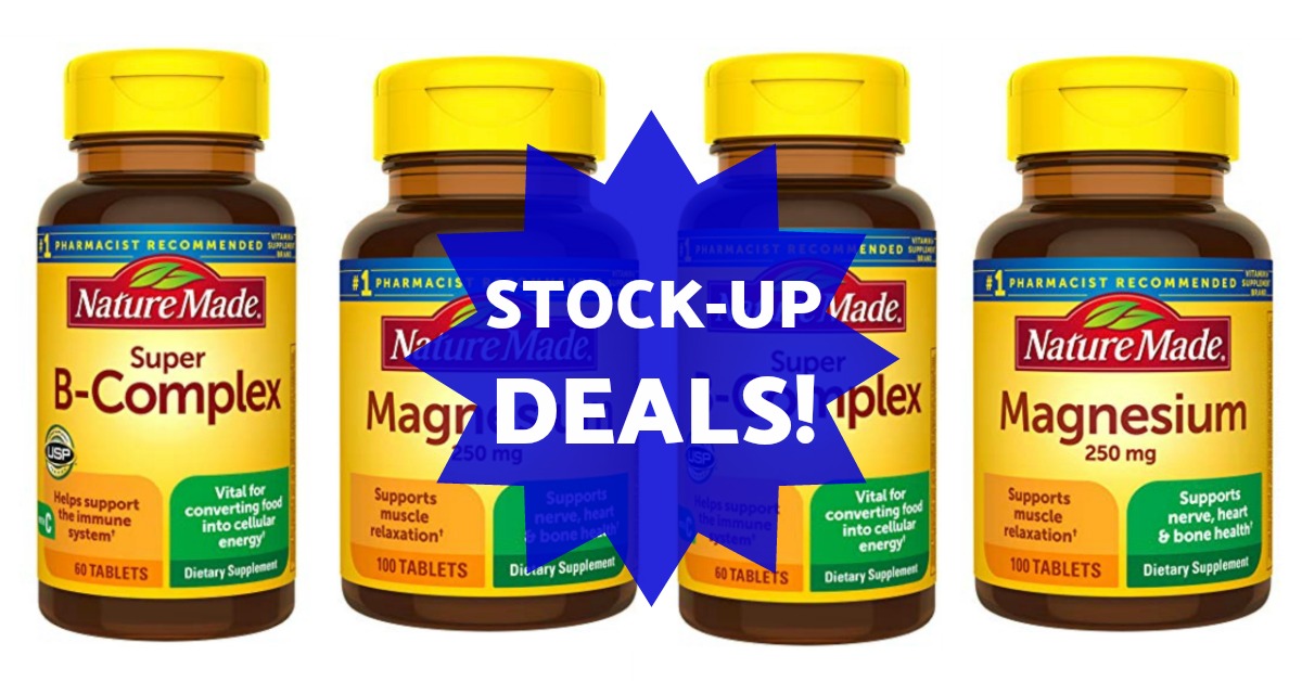 Nature Made Vitamins Coupons and Deals on Amazon!