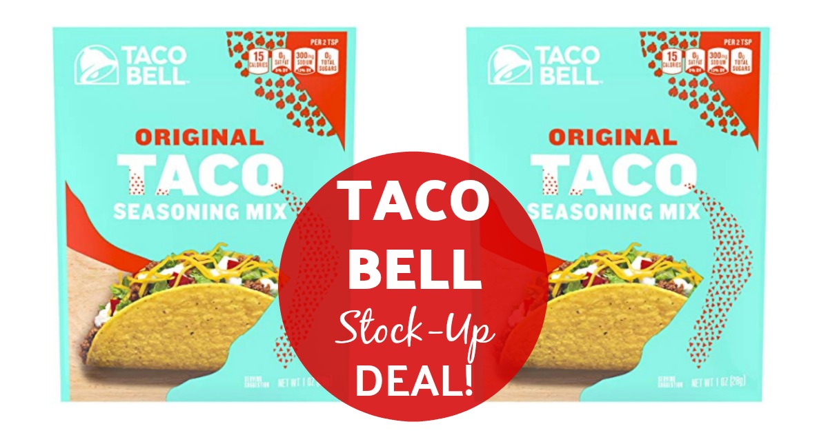 Taco Bell Coupons & New Taco Bell Seasoning Mix Deal!