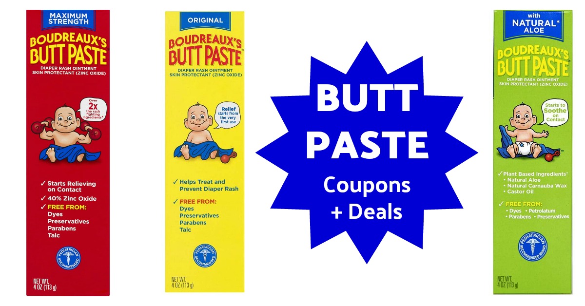Boudreaux’s Butt Paste Coupons & Butt Paste Deals (on Amazon)!