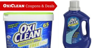 oxiclean coupons and deals on amazon