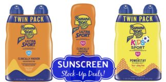 banana boat coupons sunscreen Amazon