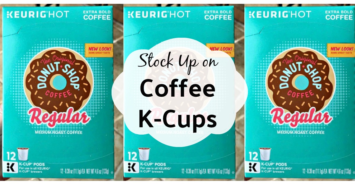 Donut Shop Coffee K-Cups Coupons & Stock Up Deal (at Amazon!)