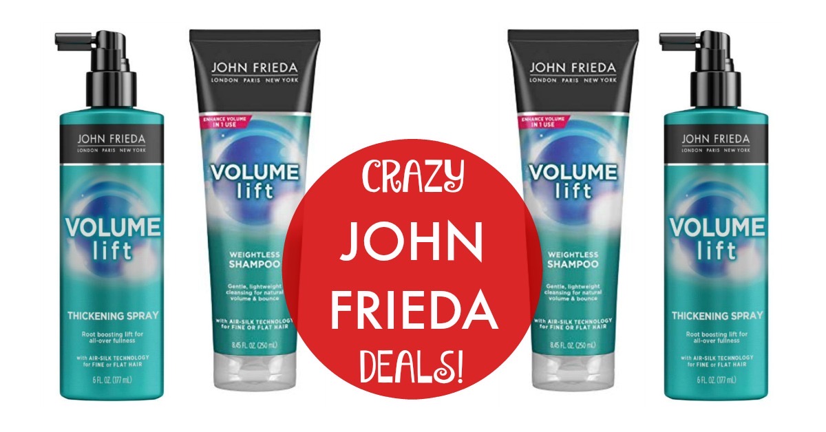 john frieda coupons and deals