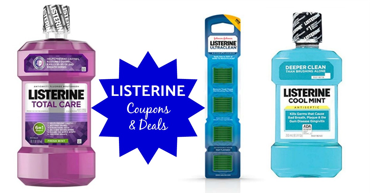 Listerine Coupons & Deals on Amazon!