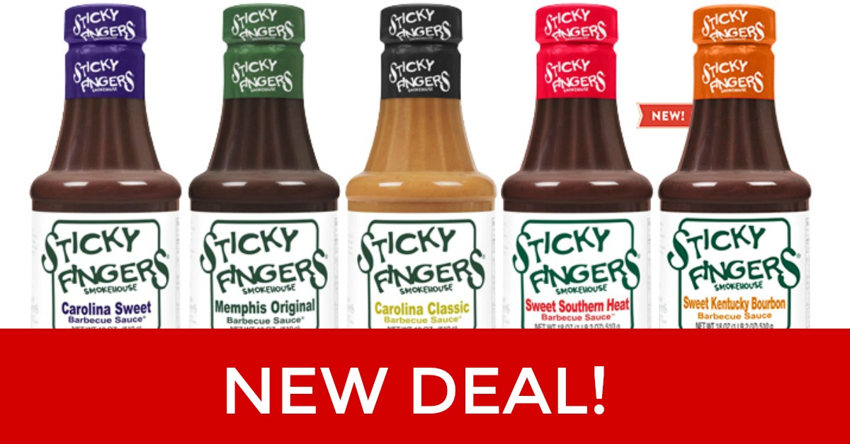 Sticky Fingers BBQ Sauce Coupons