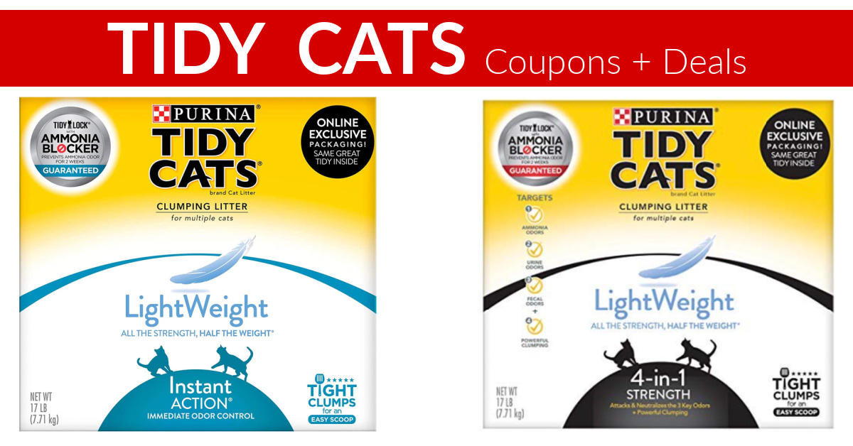 Tidy Cats Litter Coupons July 2022 (NEW 2/1 Coupons!)