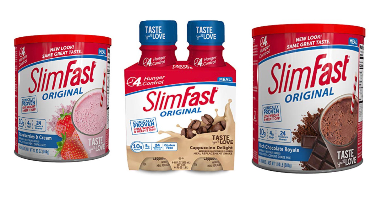 Slim Fast Coupons & SlimFast Shakes Deals!