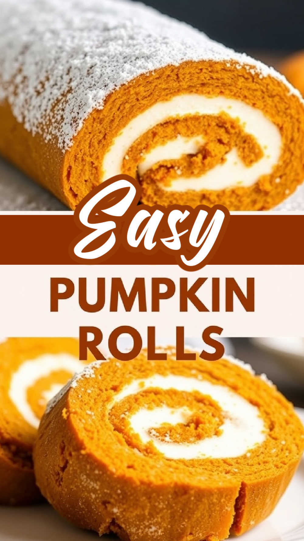 easy pumpkin roll recipe