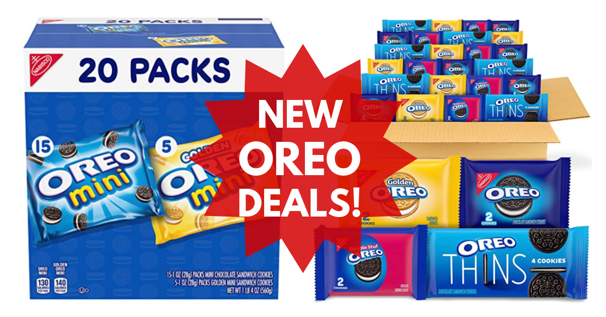 Oreo Coupons & Deal on Oreo Cookies! New Snack Pack Deals!