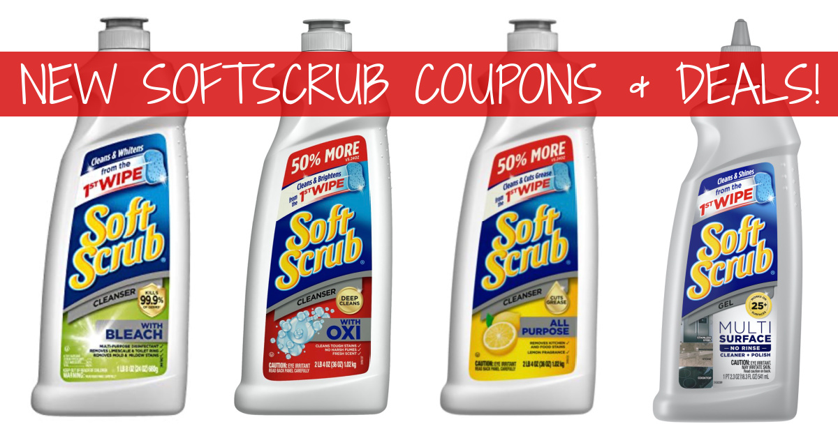 Soft Scrub Coupons & Soft Scrub Cleanser & Multi-Surface Gel Deals!